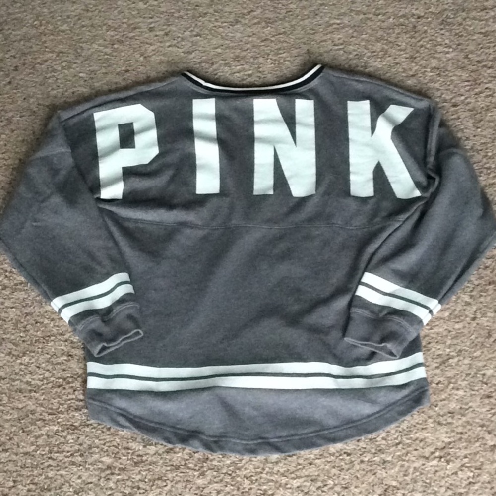 Pink Varsity Sweatshirt